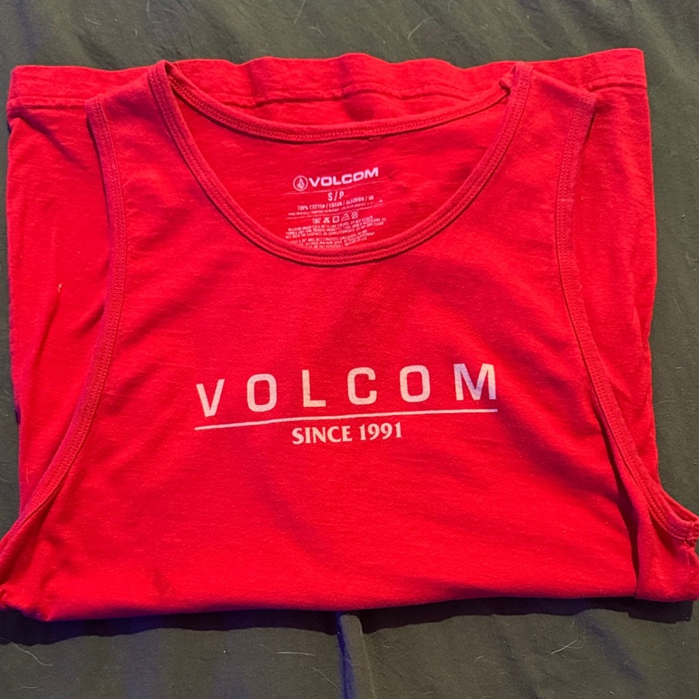 Volcom Red Muscle Tee for Women